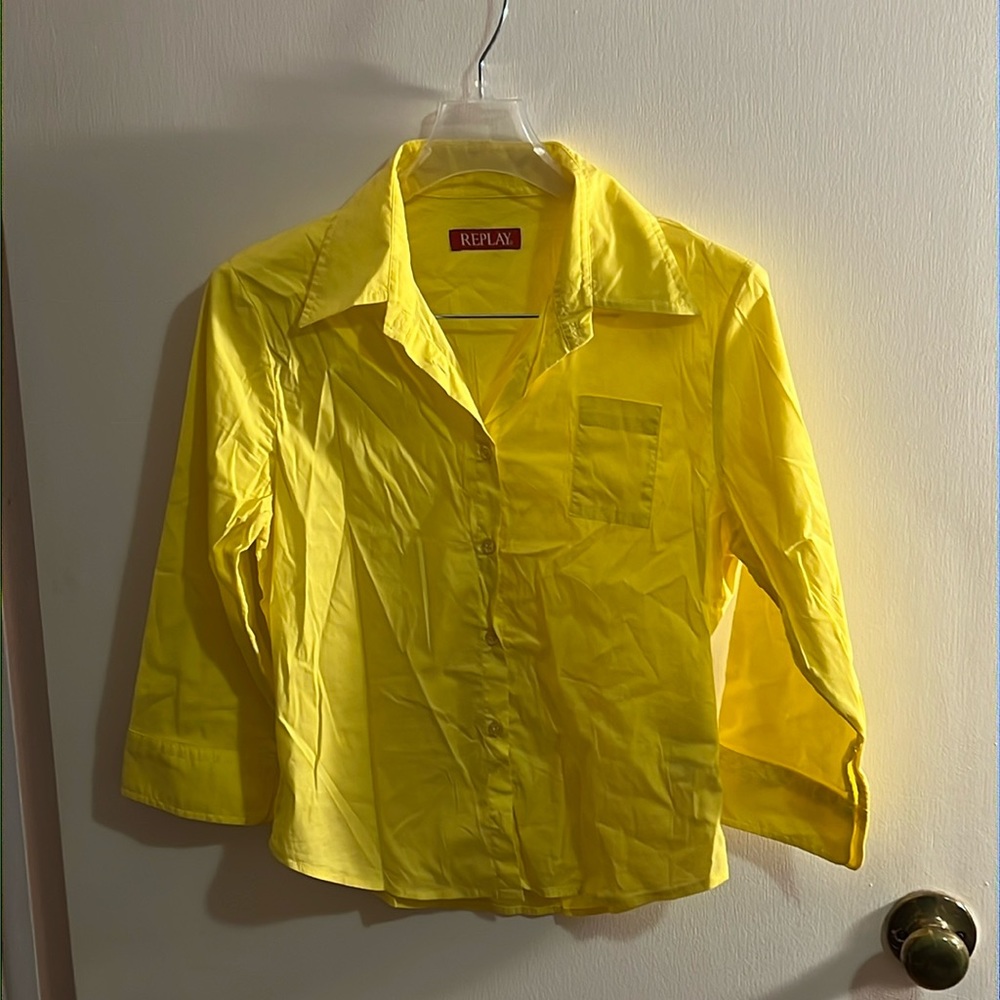 Canary Yellow Replay Blouse Size S